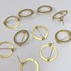Copper Circular Safety Brooch For DIY Jewelry Making Craft Accessories