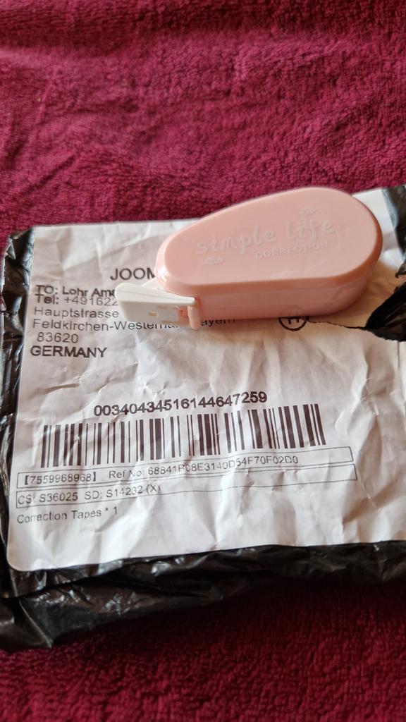 Nastro Correttore A Nastro - 30 Metri X 5mm, Design A Penna, Facile Da Usare Per Ufficio E Scuola - Foto 5