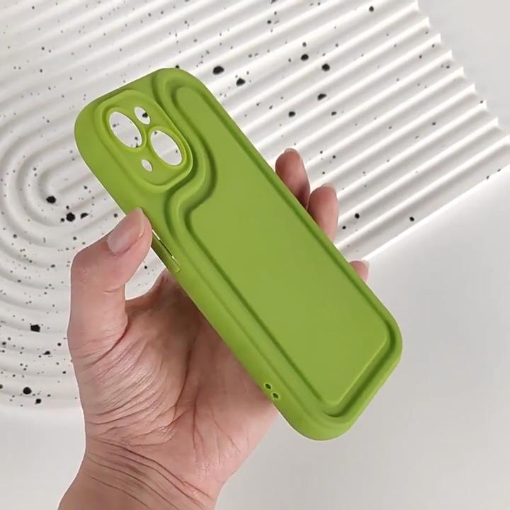 Advanced Texture Simple Matte Air Bag Soft Silicone Phone Case for iPhone 15 Pro Max 14 Plus 13 12 Pro 11 8P 7 SE 2020 All-inclusive Anti-drop Cover