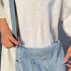 Denim Bag Men Large Capacity Crossbody Bag Student Class Bag Women's Shoulder Bag