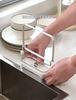 Kitchen Sink Filter Rack Foldable Sink Strainer Mesh Bag Stand Waste Garbage Net Shelf Disposable Garbage Mesh Bag Kitchen Gadge