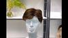Men's mixed color fluffy short hair