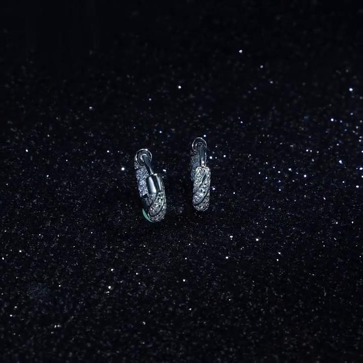 Tancise 925 Sterling Silver Zircon Earrings Drop Earrings For Women Wedding Party Gifts