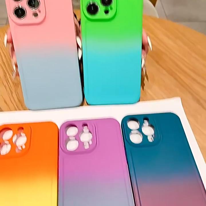 Colorful TPU Case For iPhone 15 14 13 12 Pro Max X XR Max SE Samsung S24 Ultra S23 Plus S22 S21 FE Case