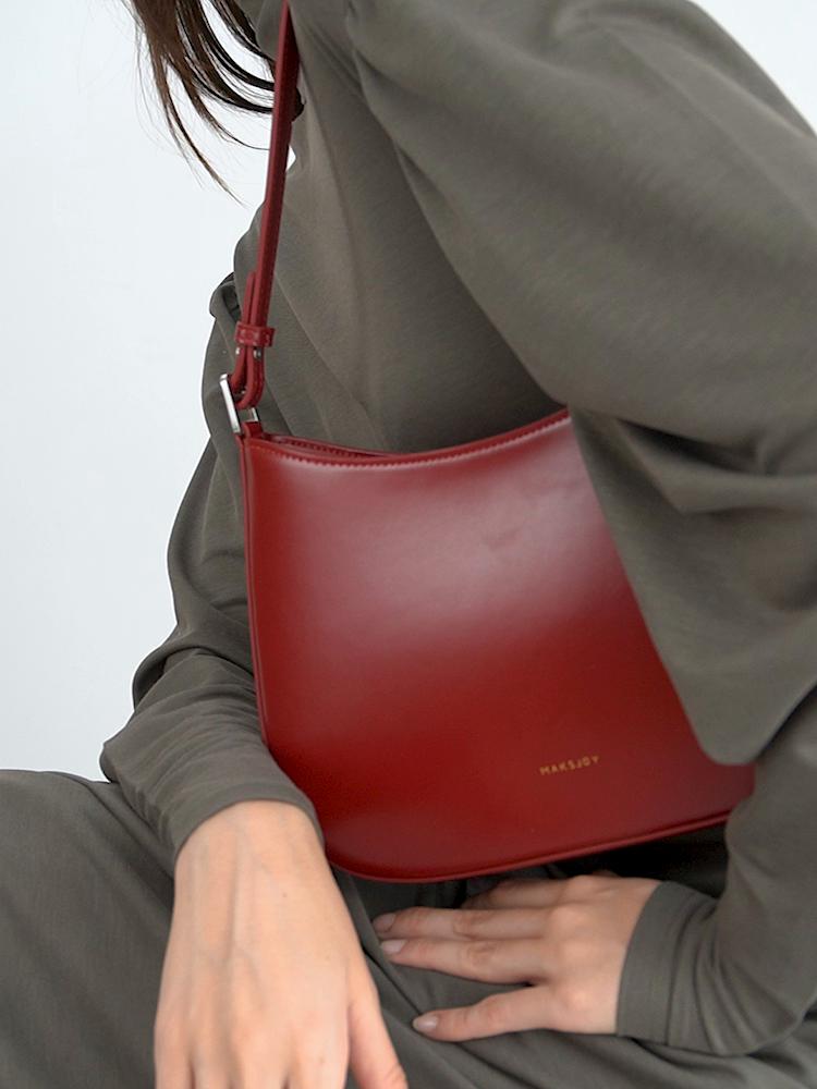 VENOF 2025 Bolsas femininas Novas bolsas de ombro de couro genuíno da moda All-match de alta qualidade com design de impressão de marca de designer para senhora