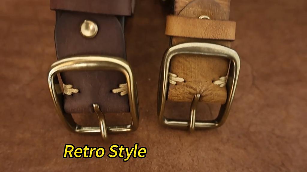 Genuine Leather Retro Distressed Wrinkled Belt Men's Genuine Leather Pin Buckle Top Layer Cowhide Korean Style Casual Belt