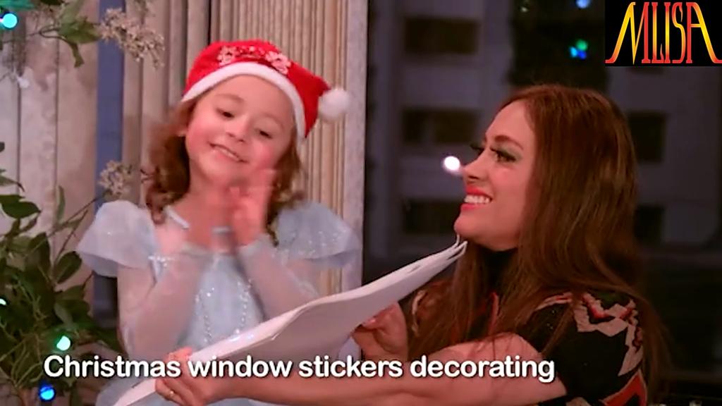 Cute Cartoon Santa Claus Elk Snowflake Window Stickers Static Decal Merry Christmas Party Scene Decor Supplies