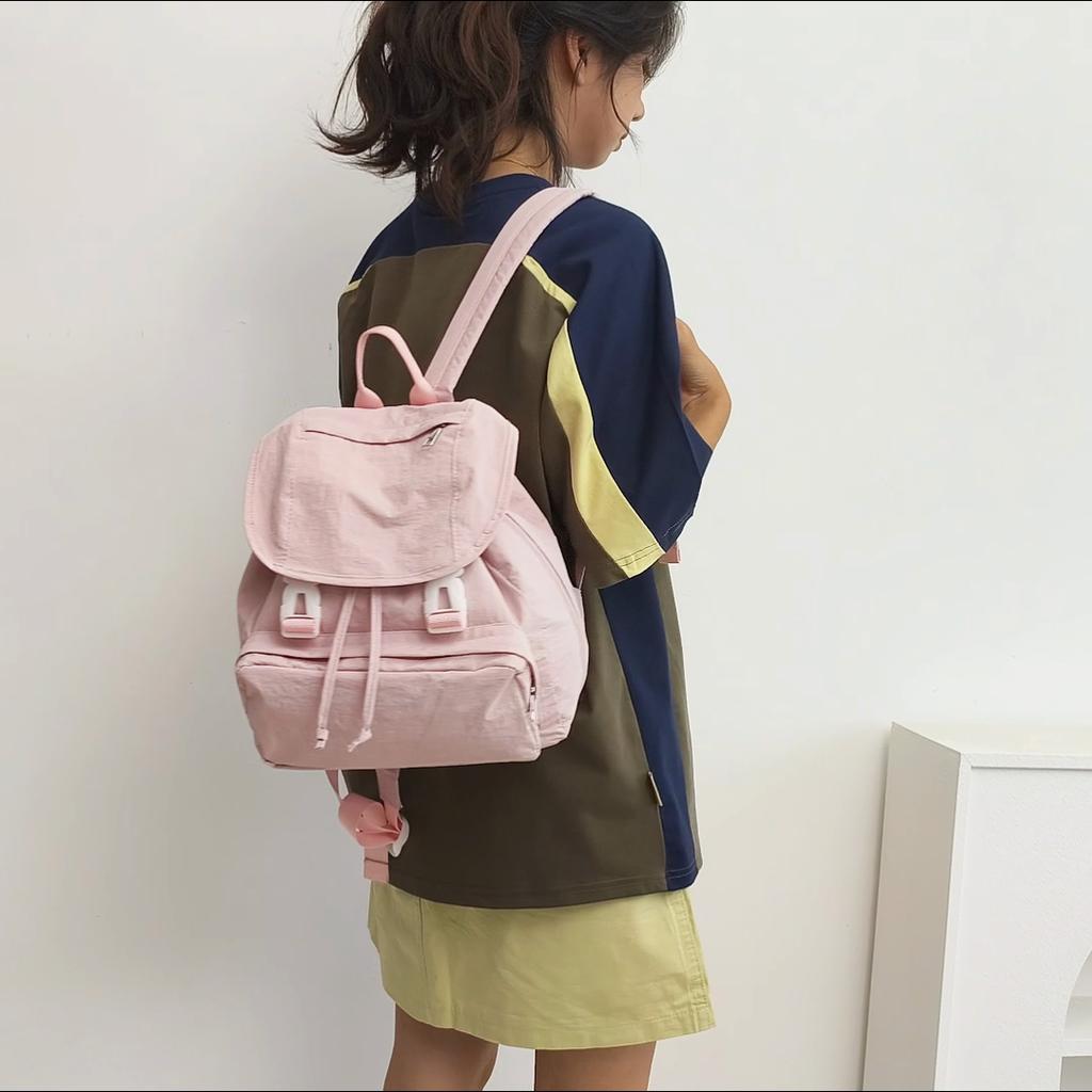 Student Backpack Women's Multifunctional Commuter Schoolbag College Style Small Backpack