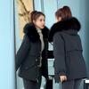 Pie overcomes the 2024 winter new trend of cotton-padded women's clothing, down cotton-padded women's clothing, waist, slim fit and warm jacket