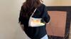 Acrylic Transparent Shoulder Bag For Women With Zipper Closure And Cell Phone Pocket For Daily Use