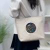 Vintage Elephant Print Crossbody Bag for Women, Boho Leather Shoulder Bag, Adjustable Wide Strap Messenger Purse, Casual Daily Handbag