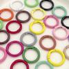 2/5/10Pcs Alloy Spray Painted Open Ring Spring Buckle Clasps For Key Bag Accessories