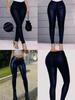 Rose Beauty A Winter Warm Women Pants High Waist Thermal Lined PU Leather Skinny Cropped Trousers