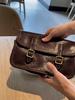 Johnature Retro Genuine Leather Women's Small Bag Cowhide Solid Color Versatile Shoulder Crossbody Bags