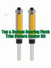 Flush Trim Router Bit with Top and Bottom Bearing 1-1/2\\\\\\\"H * 1/4\\\\\\\" Shank Woodworking Tool