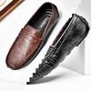 Genuine Leather Men Casual Shoes Soft Moccasins Men's Flats Fashion Brand Men Loafers Breathable Driving Shoes