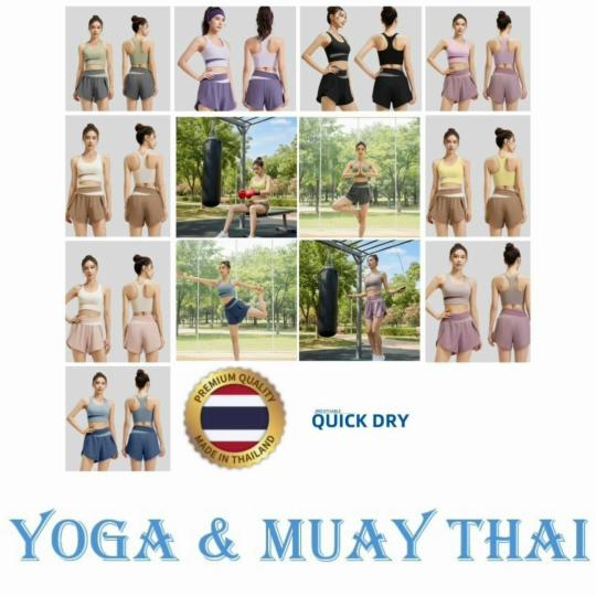 Conjunto de Shorts com Sutiã Esportivo e Top Regata Yoga Muay Thai Boxe Treino de Exercícios Pilates Fitness Workout Roupa Esportiva Feminina Academia Secagem Rápida Tecido Elástico