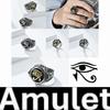 Ring Horus Eye Ancient Egypt Egyptian Symbol Pharaoh Protection Amulet Talisman Health Men Women Stainless Steel Jewelry Gifts