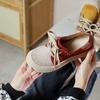 Johnature Genuine Leather Mixed Colors Women's Shoes Round Toe Lace Up Soft Soled Flat Shoes