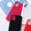 Smooth Faux Leather Stitched Edge Phone Case Shockproof Protective Cover for iPhone