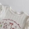 Baby Girls Cute Rabbit Print T Shirt Summer Short Sleeve Casual Fashion Top