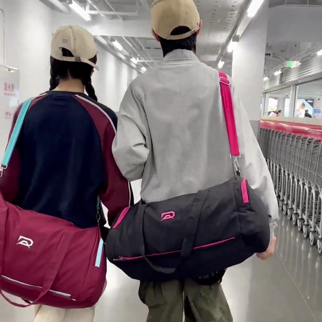 Men's Travel Bag Women's Shoulder Duffel Bag Separation Shoes Bags Sports Yoga Bag Fitness Bag Dry Wet Separation Storage Crossbody Bag