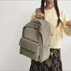 Solid Color Men's And Women's Backpack Student Large Capacity Schoolbag