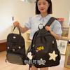 Campus Removable Backpack Stars Student School Bag Women's Large Capacity Backpack