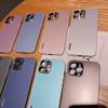 Slim Solid Acrylic Phone Case for iPhone 7 8 Plus X Xs Xr Metal Aluminum Camera Protection Cover for iPhone 13 11 12 14 Pro Max