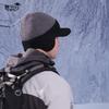 Winter hat, scarf set, outdoor velvet and cold-proof knitted wool hat, men's cycling warm ear protection pullover hat