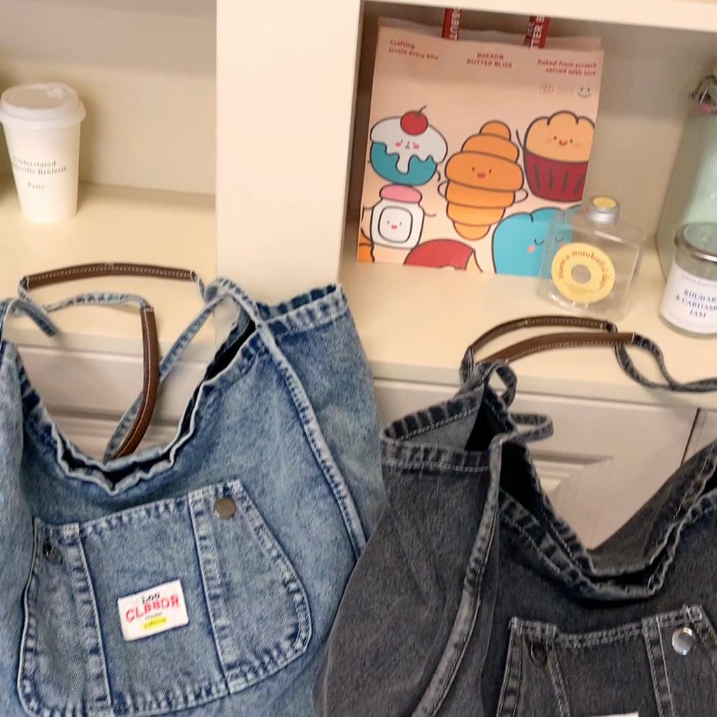 Underarm Bag Denim Shoulder Bag Women's Bag