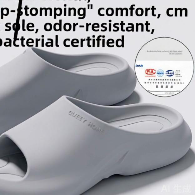 Men's & Women's Summer Slippers, Non-Slip Thick Sole Indoor Bath Outdoor Sandals