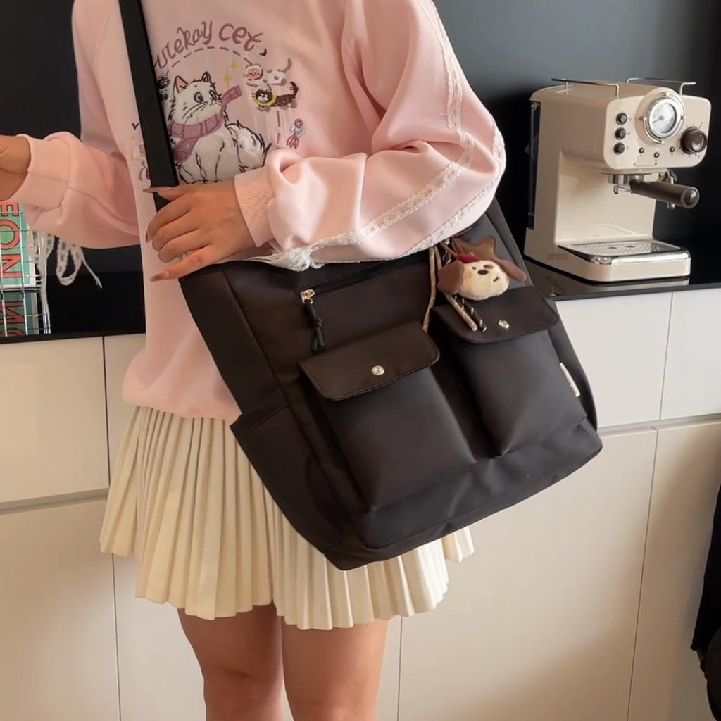 Women's Large Capacity Shoulder Bag Crossbody Bag Student's Handbag