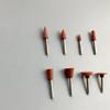 10pcs Dental Polishing Burs Low Speed Dental Grinding Polisher Burs Drill Bits Set Gray