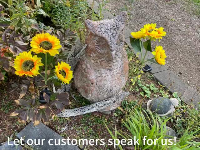 1pc Solar Realistic Sunflower Light Outdoor, Solar Garden Stake Lights Lawn Spike Lights Outdoor, Waterproof Sunflower Shape LED Landscape Lights