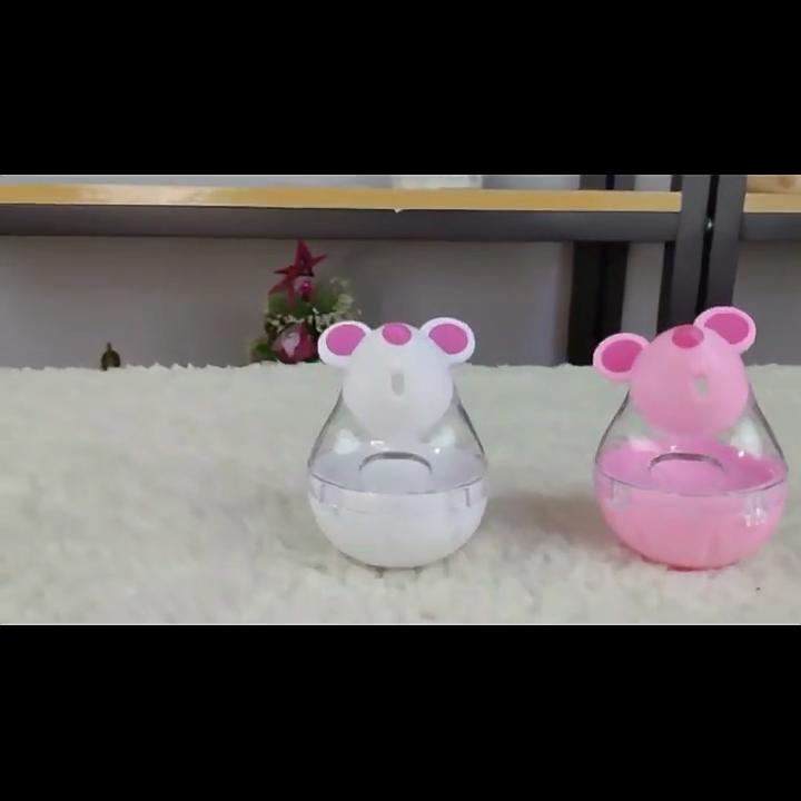 Стакан для еды для кошек и мышей, игрушечный мяч для кошачьей еды, интерактивная кормушка для кошачьей еды, интересный пластиковый диспенсер для кошачьей еды, игрушка для лакомства