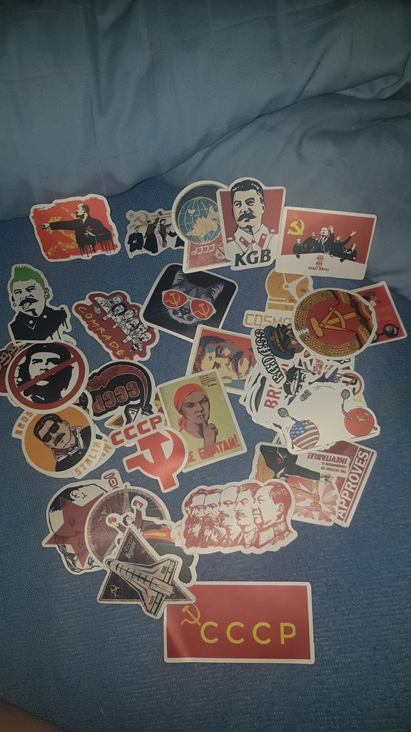 50Pcs Russia Soviet Union Sticker Skateboard Laptop Luggage Guitar Bike Dhm