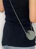 Acryic Mini Round Bag With Open Top For Daily Use And Mobile Storage