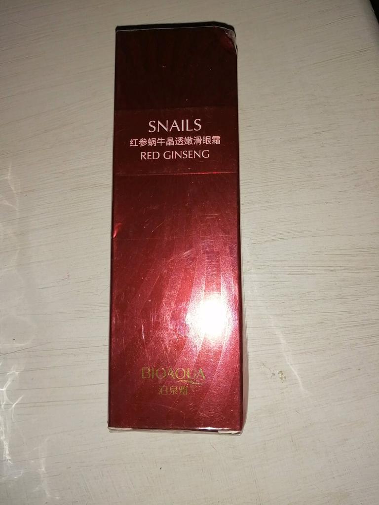 bioaqua snail red ginseng eye cream