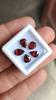 5 Pieces Lot Blood Red Pear Cut Garnet Gemstone, Healing Gemstones.