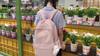 Solid Color Lightweight Nylon Junior Senior High School Schoolbag