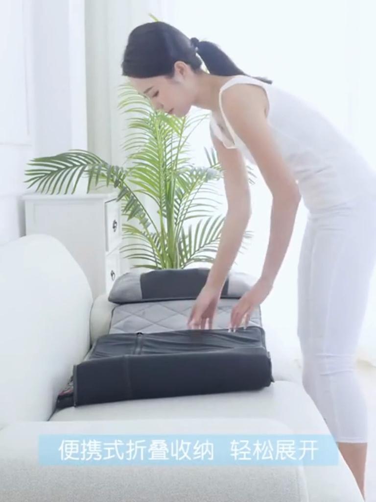 Electric Full Body Vibration Massage Mattress Mat Heating Infrared Massage Pad Massage Cushion Kneading Neck Back Pain Relief Relaxation,Nine Modes