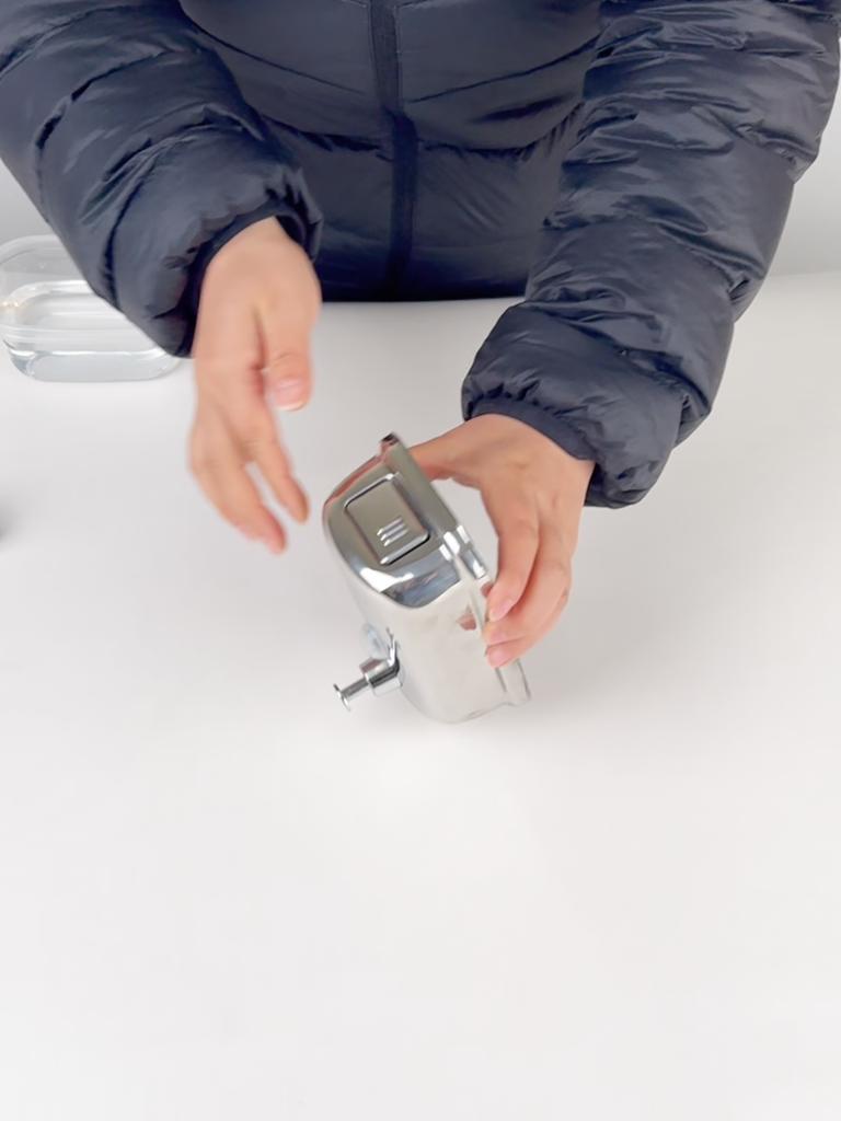 Rustfritt stål Universal Flytende Såpedispensere 500ml Veggmontert Dispenser