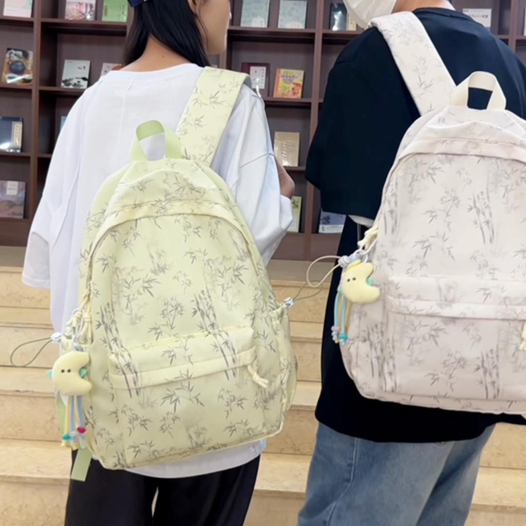 Graffiti Backpack Student Large Capacity School Bag Unisex Tie-Dye Printed Backpack