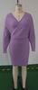 Autumn and Winter Women's  Sweater  Solid Colour Sexy Knitwear