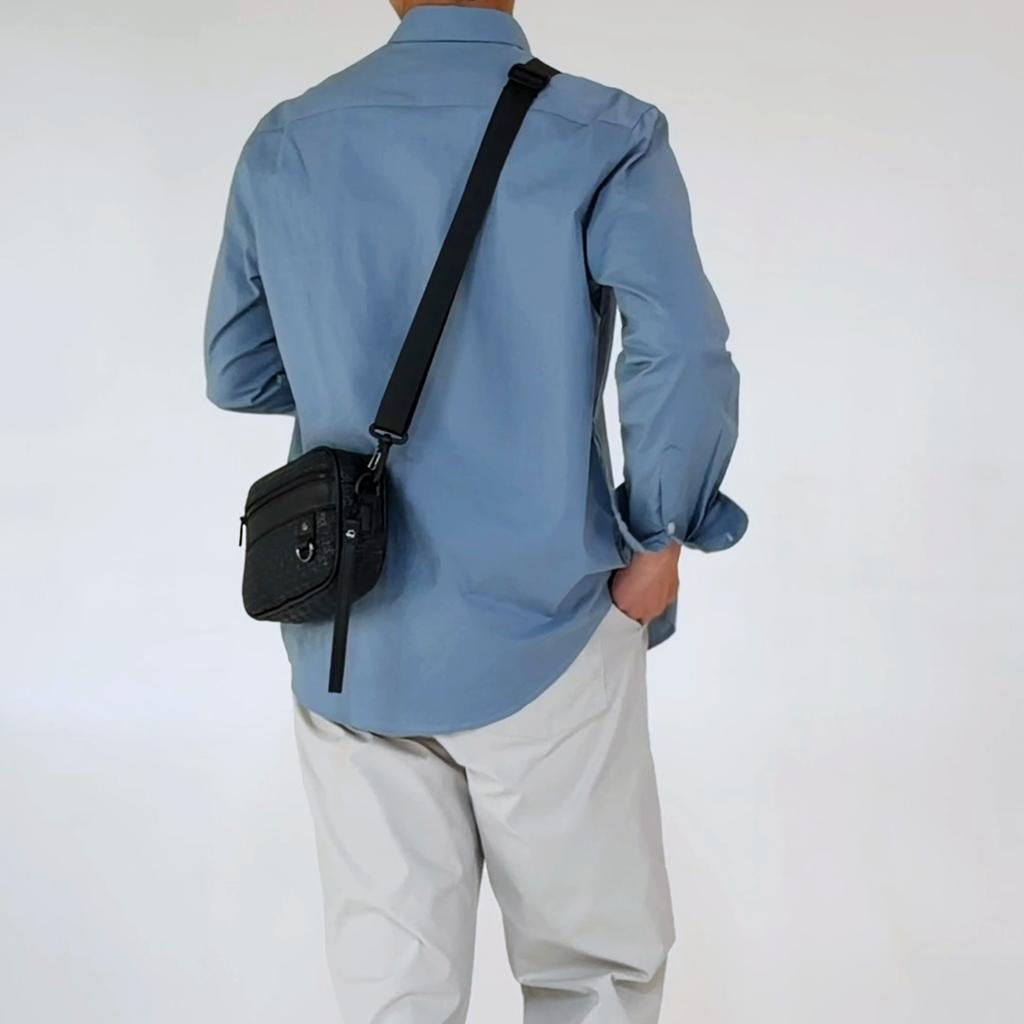 Borsa a tracolla da uomo per lavoro, pendolari, leggera, con scomparti multipli, impermeabile, a tracolla