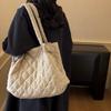 Diamond Embroidery Shoulder Bag Lightweight Commuter Large Capacity Tote Bag