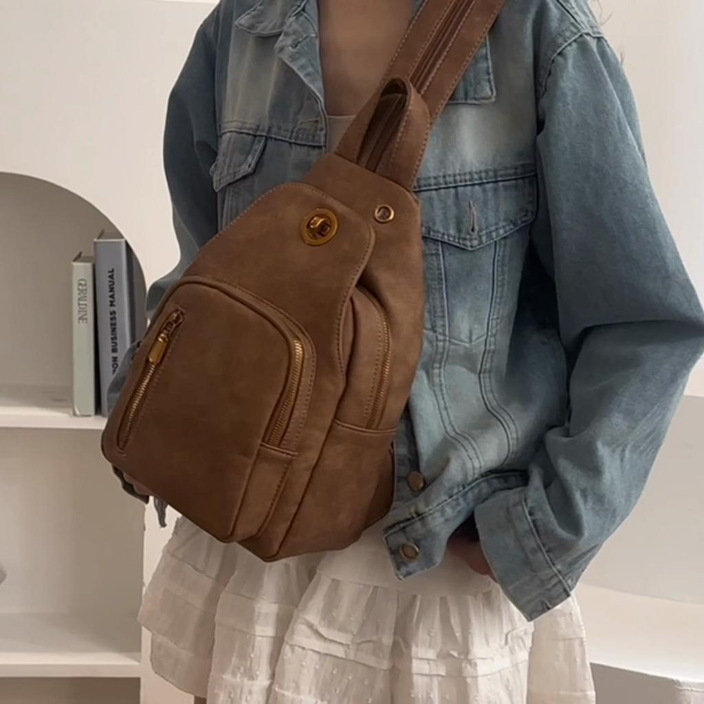 Waterproof Women's Lightweight Chest Bag Multifunctional Backpack Travel Bag