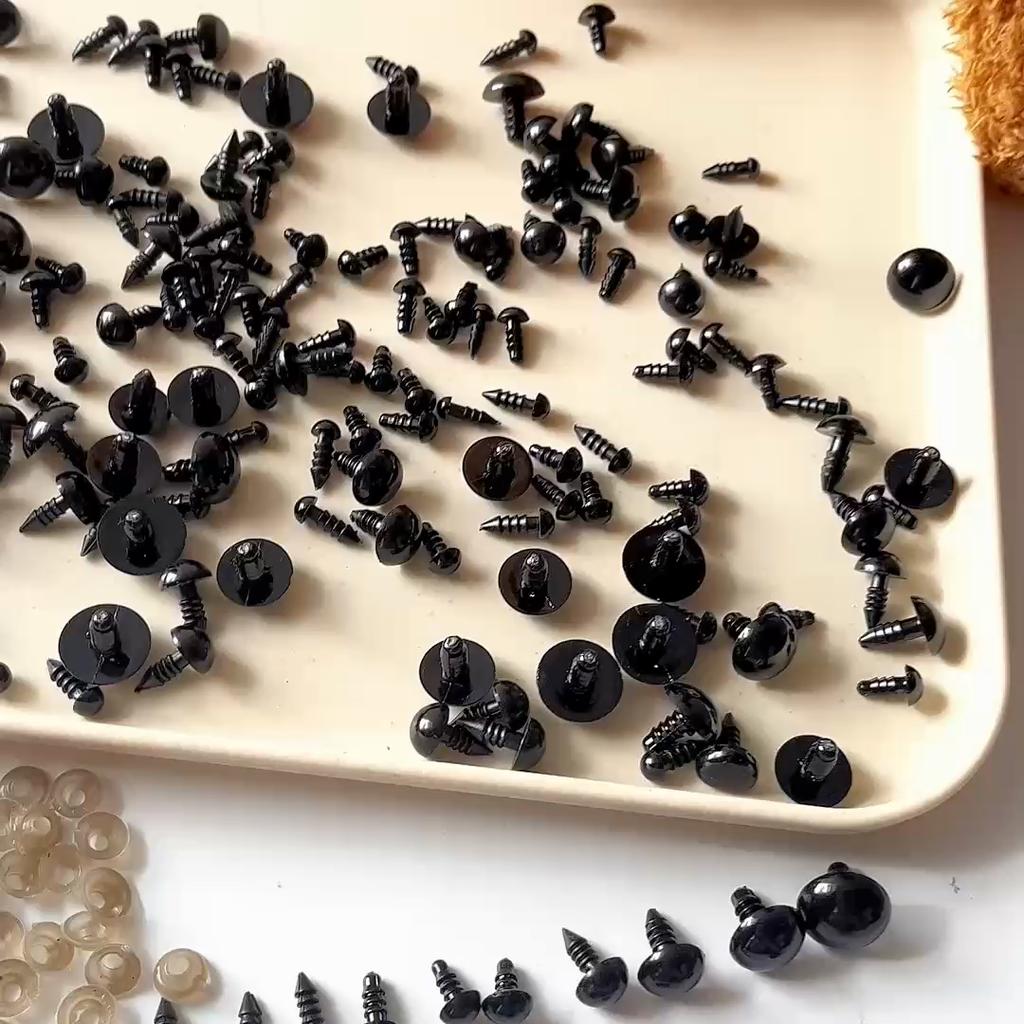 50Pairs Acrylic Animal Nose Bead Rod For DIY Doll Nose