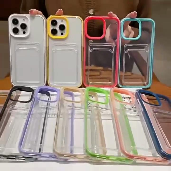 Роскошный чехол для карт, прозрачный, со шнурком, чехол для iPhone 11 12 13 14 15 Pro Max 16 Plus XS, противоударный, мягкий чехол из ТПУ